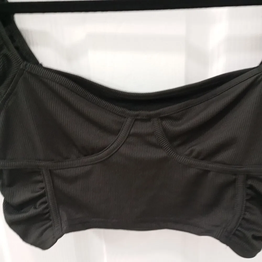 Crop Top  Size M Women's Black - Picture 5 of 12